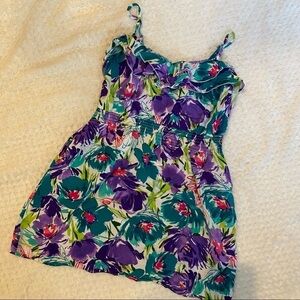 Mimi Chica 𝅺floral spaghetti strap sun dress
